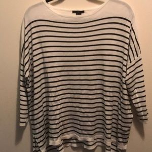 Striped oversized sweater